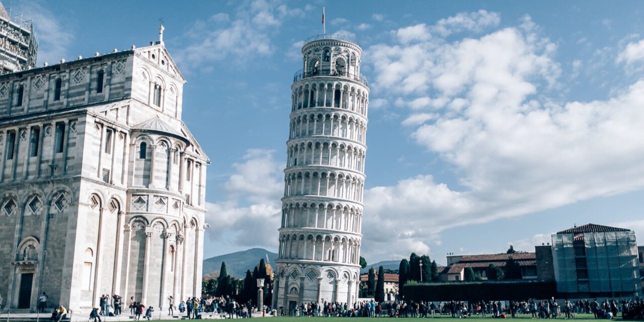 Reduced Curvature of the Leaning Tower of Pisa